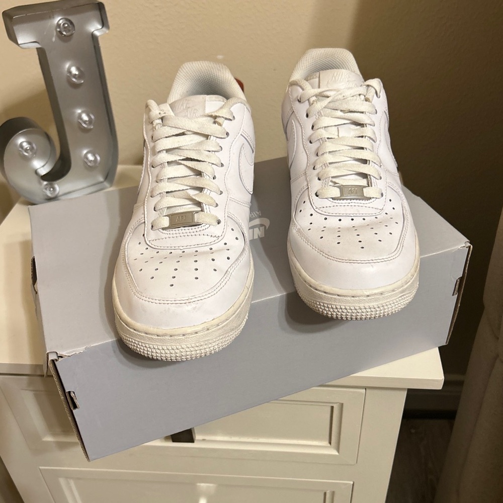 Nike Air Force One Low  White Men’s Size 8💥💥💥 Authentic